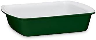 Ceraflame Travessa Retangular 24X19X5,5cm 1000ml - Verde/Branco