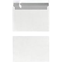 Herlitz Briefumschlag C6, weiß, haftklebend ohne Fenster, 100 Stück mit Innendruck, eingeschweißt in Folienpackung, 100 Stück