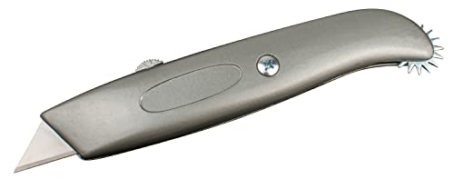 Pack Ship Supply Heavy Duty Steel Retractable Knife w/Scoring Wheel - Reduce Box Dimensions - EP-190