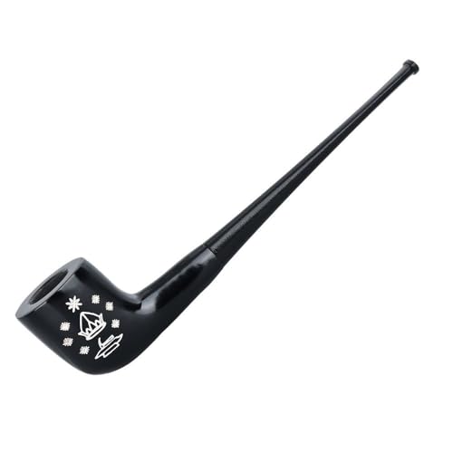 Pulsar Shire Pipes - MINES OF MORIA Black Cherry Dublin Style Tobacco Pipe - 5.5