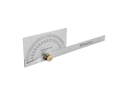 Finder 0-180 Degrees,10 cm Woodworking Ruler, Angle Measure Tool, Angle Finder Ruler, Craftsman Angle Measure Tool ((Square Head Protractor))