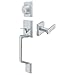 Deltana Highgate Handleset with Zinc Livingston Lever Entry