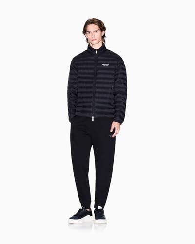 Armani Exchange Men's Essential, Light Padding Milano-New York Side Logo Jacket, Black, XXL – Ansicht 4