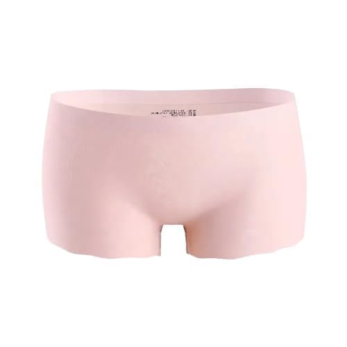 Image of LOURYN KOULYN Boy Shorts Underwear for Women Cotton Panties Mid Rise Undies Full Coverage Boxers Briefs Boyshort 4 Pack S-XXL