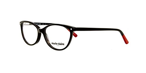 Marie Claire MC6205 Womens Cateye Reading Glasses Black/Red Tip 54mm +2.75 Power