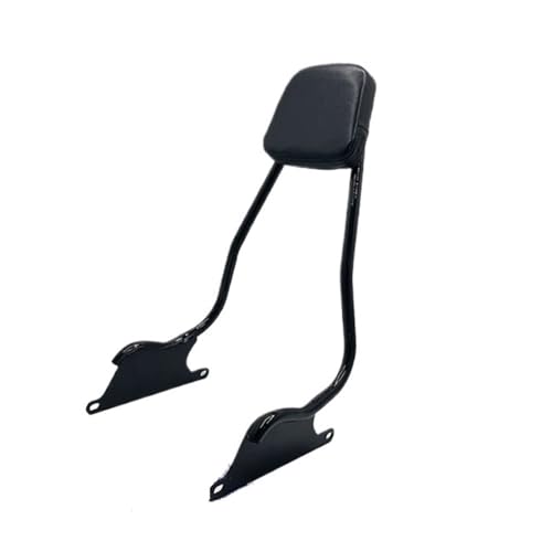 Dossier arrière de moto R18B accessoire passager avec porte-bagages et coussin PU noir