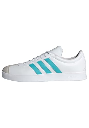 adidas Unisex Adulto Mercedes - AMG Petronas Formula One Team VL Court Shoes, FTWR White/Semi Mint Rush/Grey One, 36 2/3 EU