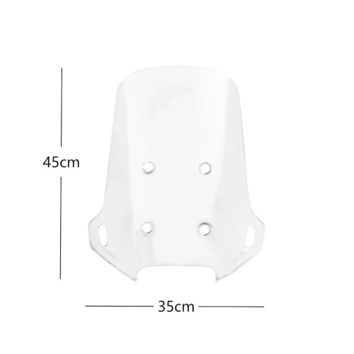 Déflecteur pare-brise avant surélevé moto 450MT accessoires bulle haute
