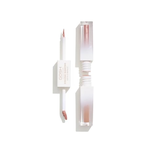 GOSH Eyeconic Eyeshadow 2-in-1 Lidschatten Rosa mit matter und metallischer Farbseite I Wisch- & wasserfest, hält bis zu 12h I Hochpigmentierter Lidschattenstift vegan & parfümfrei I 004 Classy