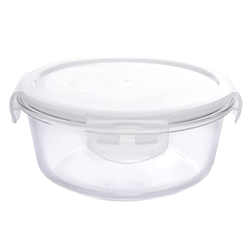 Image of Cutting EDGE 240ML Rectangular Glass Detachable Container,Green (Set of 2) | Borosilicate Glass, ideal for office & school, microwave & freezer safe, meal prep airtight leak-proof lids, Blue