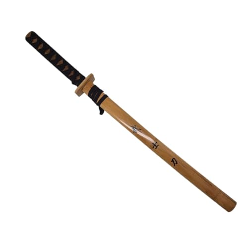 Generico Katana Bokken in bambù con Fodero in Legno Laccato, Spada da Allenamento in Legno di...