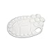 Stampo In Silicone Per Tavolozza Colori FUNSHOWCASE – Ovale 29,7x21,5 Cm Con Foro Pollice