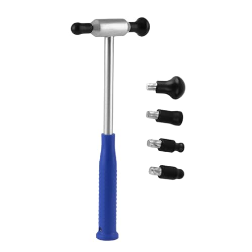 Martello per rubinetteria, kit di rimozione ammaccature, 30 cm, strumenti di riparazione del corpo, correzione automatica del pannello, 6 testine di ricambio, per rimozione ammaccature, manutenzione