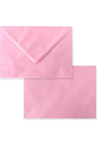 Ege Can Çiçek Malzemeleri Zarf Pembe Mini 7 * 9 Cm 100 Adet Not Zarfı