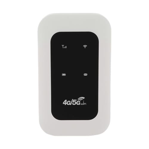 VBESTLIFE Enrutador WiFi Móvil 4G LTE Desbloqueado con Ranura para Tarjeta SIM, Dispositivo de Punto de Acceso Portátil de 300Mbps para Viajes, Mini Módem de Internet Inalámbrico