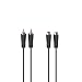 Produktbild Hama Audio-Verlängerungskabel, 3 m, 2 Cinch-Stecker auf Buchse, für CD-Player, Verstärker, Stereoanlage