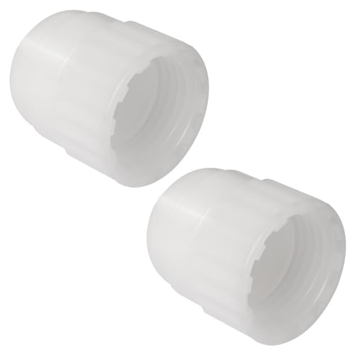 06860 RV Plumbing Cap Fitting, Cold Water Pipe 1/2" Female End Cap Terminator, RV Drain Cap, RV Pex Pipe/Tubing Fittings (2 Fittings)