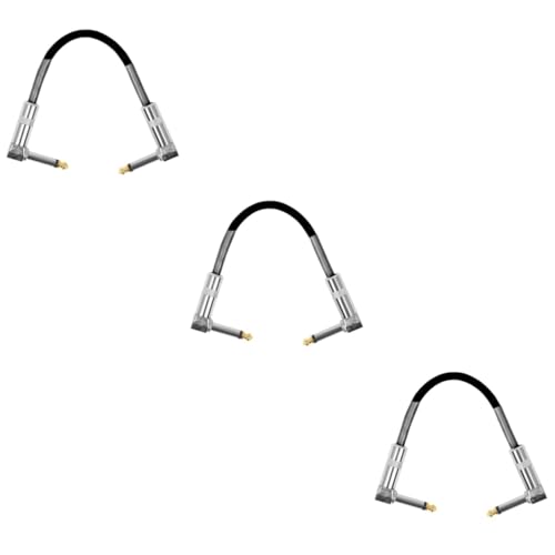 Câble pour pédales de guitare jack audio anti-bruit ampli guitare lot de 3