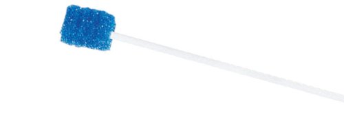 Medline MDS096202 DenTips Oral Swabsticks, Blue (Case of 500)