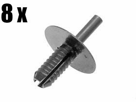 for BMW e34 e36 Bumper Cover to Carrier mounting Rivet (x8) Front or Rear Bumper