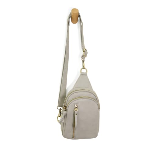 Image of Joy Susan Skyler Sling Bag: Vegan Leather, Zippered Closure, Brass Plated Hardware