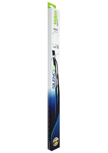 VALEO Silencio - VM207 - Kit de Escobillas Limpiaparabrisas Convencionales 645 mm/520 mm - Duraderas y Resistentes para Todas las Estaciones - Delanteras - Juego de 2 Escobillas - 574252