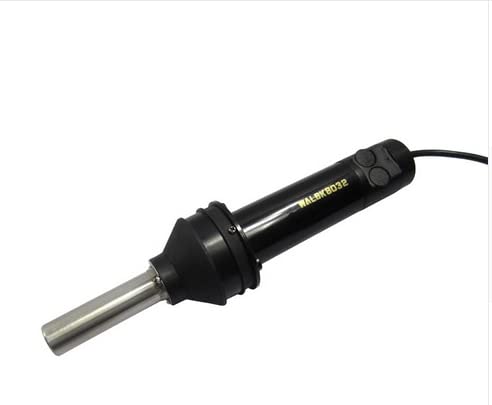 Close-up of the Generic 8032 hot air gun with a nozzle attached.