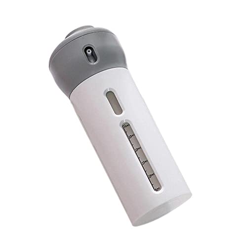 Image of Lazer 4 in 1 Travel Size Refillable Dispenser Bottle Set | PET Pump Leak-Proof Plastic Containers for Shampoo, Lotion, Cosmetic Liquids | Compact & Portable Travel Toiletries Storage Organizer