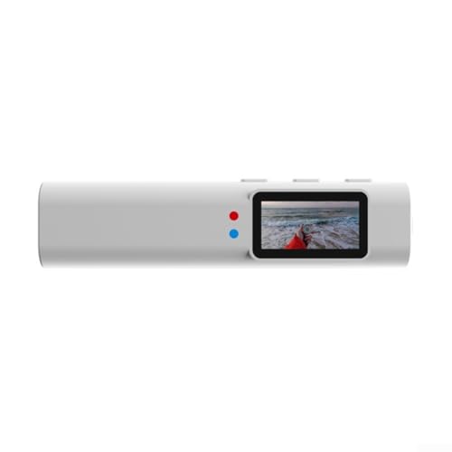Gafas de cámara de video portátiles 2K con gran angular de 110°, grabación en bucle, 2.7K 30fps para mini cámara corporal para conducción deportiva, color blanco (blanco)