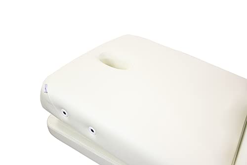 Skinact Milo 3.0 Motor (With Independent Leg Adjustment) Electric Massage & Facial Bed/Table Beige Top And Dark Brown Base #TOP6