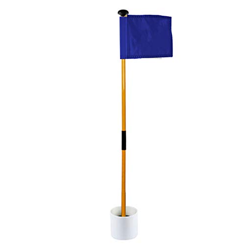 TNNOKL Pin Flags Practice Putting Green Flagstick Hole Cup Stick for Driving | Backyard 2-Section