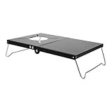 Légère et stable : fabriquée en alliage d'aluminium, cette table est à la fois légère et stable, capable de supporter des objets lourds, une table de camping pique- , une table de cuisine de camping