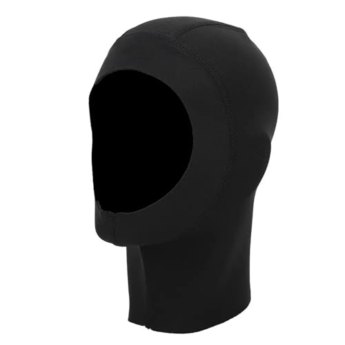OZLCUA Cagoule De Plongée Chapeau de plongée en néoprène 1 mm, Capuche, Tuba, épaule, Natation hivernale, Combinaison Chaude, Protection Solaire