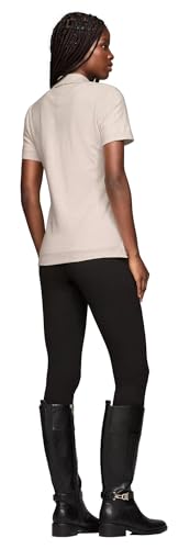 Image of Tommy Hilfiger Women's Solid Short Sleeve Pique Polo Shirt