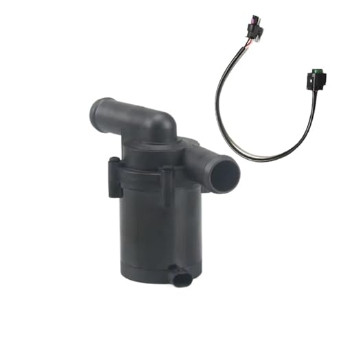 Bomba agua Bomba Agua Auxiliar Eléctrica Enfriamiento Motor 1215509 LR064320 LR003195 12V Para Peugeot 207 WA WC 2009 2010 2011 2012(Water Pump And Plug)