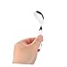 HAKIDZEL Stainless Steel Ergonomic Feeding Spoon for Newborns and Elderly Comfortable Grip Training Cutlery for Easy Mealtime Versatile and Portable Design for All Feeding Needs