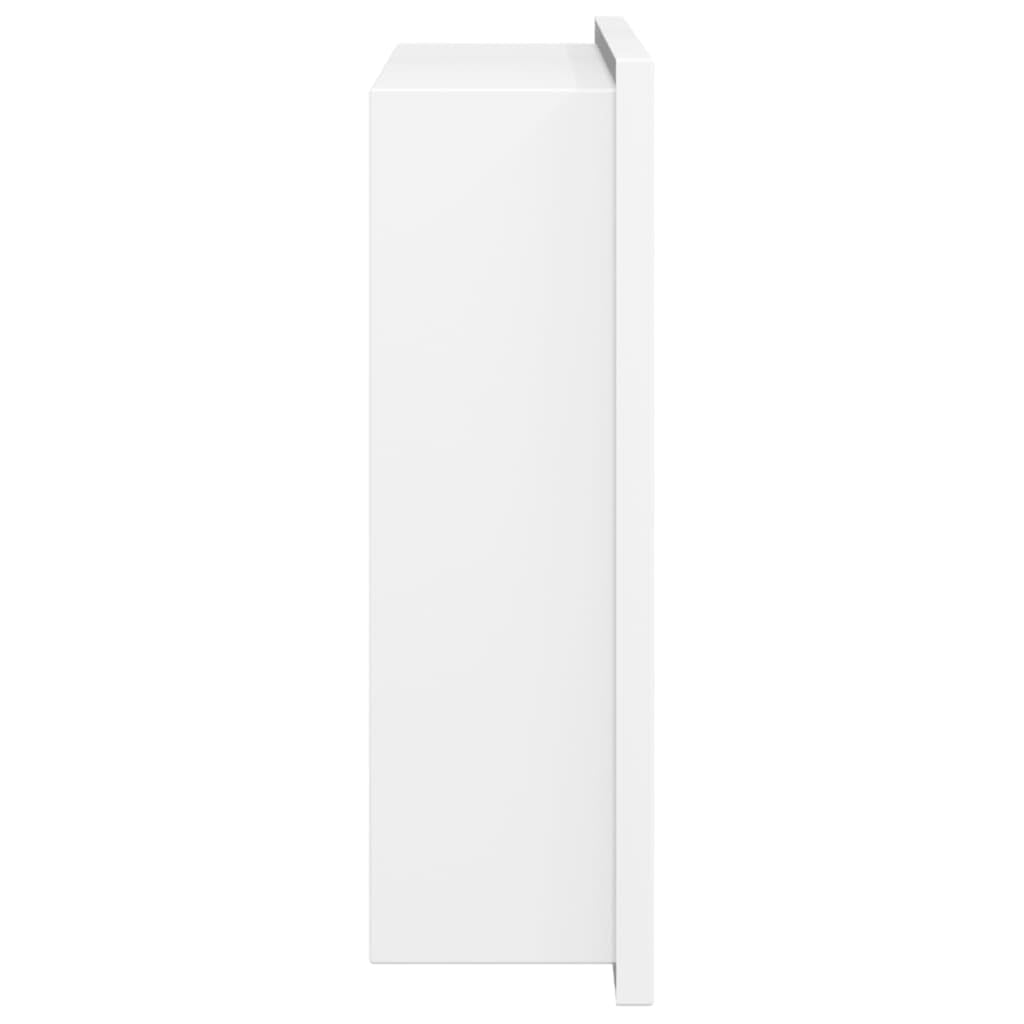 Nicchia per Doccia Bianco Opaco 32x32x9cm Acciaio Inox
