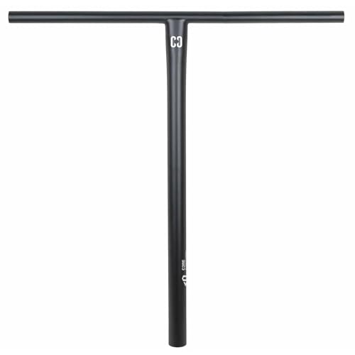 CORE Super Steel Stunt Scooter SCS - Manillar para niños y ciclistas profesionales, barra en T de acero negro para patinetes de acrobacias de estilo urbano de 720 mm (extragrande), color negro
