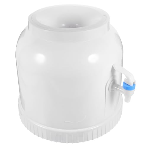 PLAFOPE Soporte Dispensador de Agua de Plástico Blanco para Botella de 5l Diseño Versátil y Estructura Resistente Adecuado para Encimeras de Cocina