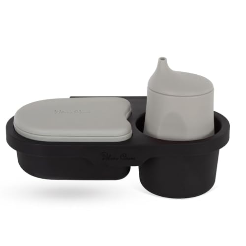 Image of Silver Cross | Pram Snack Tray | Pram Accessories | Beaker & Snack Pot | Silcone | Clip On Snack Tray