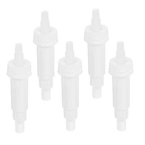 LOORGVEL Núcleo de Bomba Presionable para Dispensador de Jabón Líquido, 5 Unidades, Tubo de Inserción de Plástico Resistente, Válvula Antirretorno, Repuesto Compatible para Dispensadores
