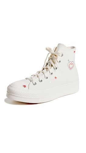 Converse Chuck Taylor All Star Lift High Top Sneaker für Damen, Egret/Fever Dream/Egret, 40 EU Converse Chuck Taylor All Star Lift High Top Sneaker für Damen, Egret/Fever Dream/Egret, 40 EU