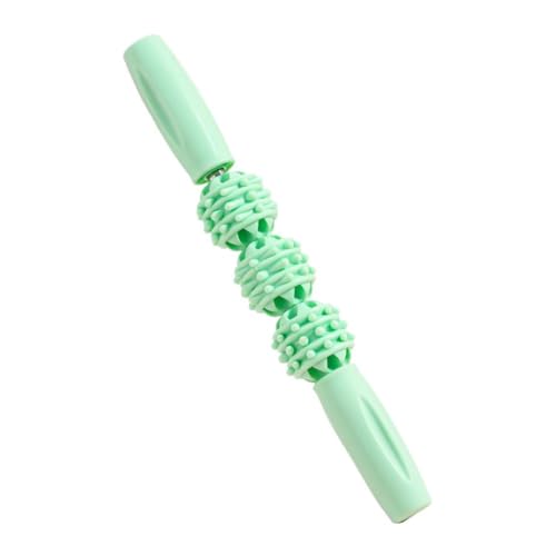 Hiessgozy Masajeador de piernas con rodillo para fascia, muscular, columna vertebral, yoga, equipo cervical, estiramiento, relajación, S7L7