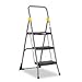 SAMSONITE Commercial 3-Step Folding Step Stool, 22-1/2w x 32-5/8 Spread x 52-1/8h, Gray (Case of 2)