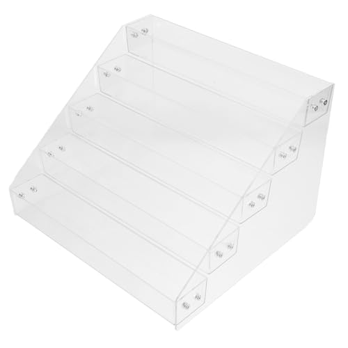 Épices pour comptoir bien rangées sur étagère acrylique 5 étages - 2