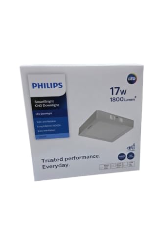 Kare Tavan LED Lamba 17W 4000K Beyaz (Beyaz ile Sarı Arası Işık)2200 Lümen 22 CM Plastik Gövde