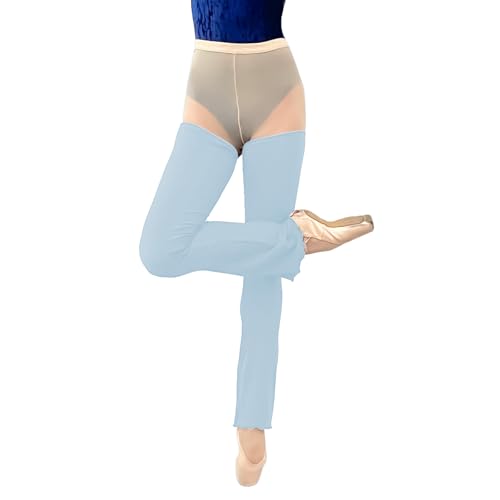 Image of Ballet Flared Leg Warmers 1 Pair 29.5 Inches Over The Knee Elastic At Top For Women