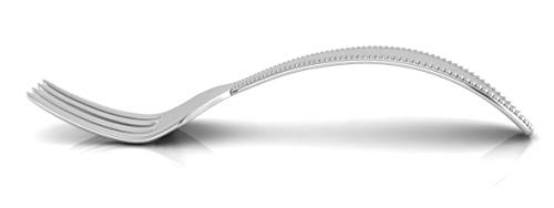 sterling silver beaded feeding baby spoon - premium quality food grade standard 925 solid sterling silver spoon - engravable gift for baby with a beautiful gift box