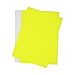 25 etichette per etichette in giallo fluo, formato DIN A4 grande, etichette neon in carta da scrivere e incollare, adesivi versatili universali I dv_1016