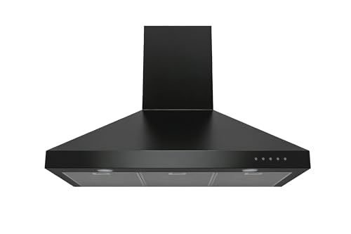 Image of Hauslane Wall Mounted Range Hood 36 inch Convertible Hood 350-750 CFM Base